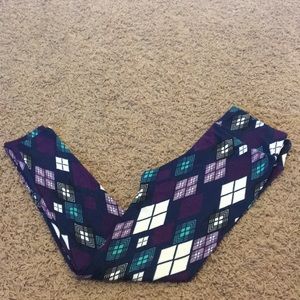 Lularoe Argyle Leggings